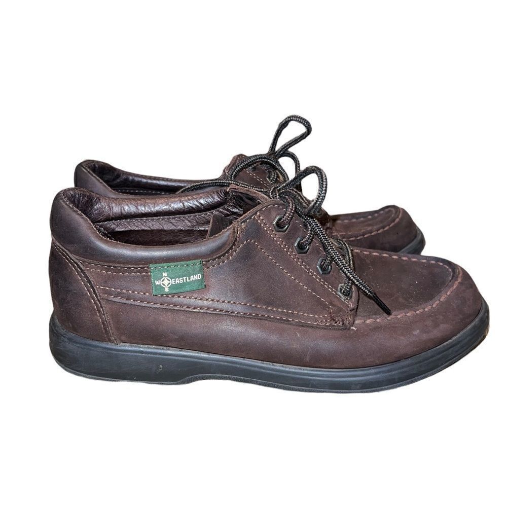 Eastland dark brown leather lace ankle boot men's‎ size 9